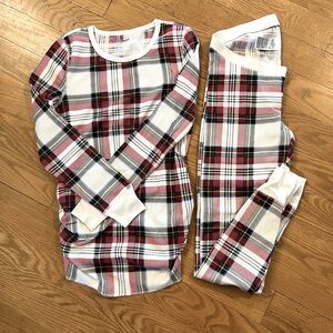 Maternity Plaid PJ set
